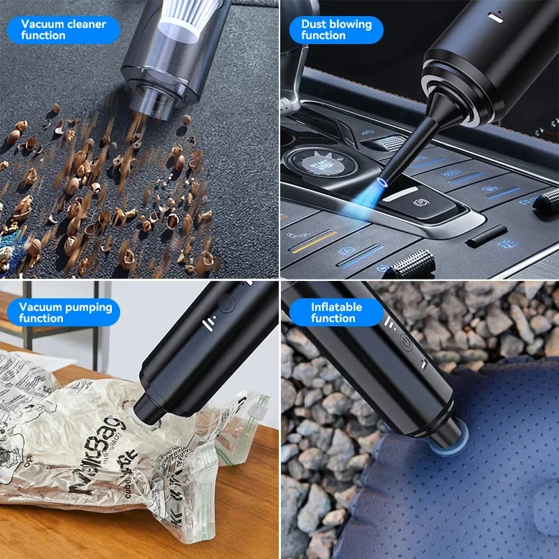 Xiaomi Dust Collector Portable Car Vacuum Cleaner Powerful Suction Electric Wireless Smart Home Cleaning Car Vacuum Cleaner New