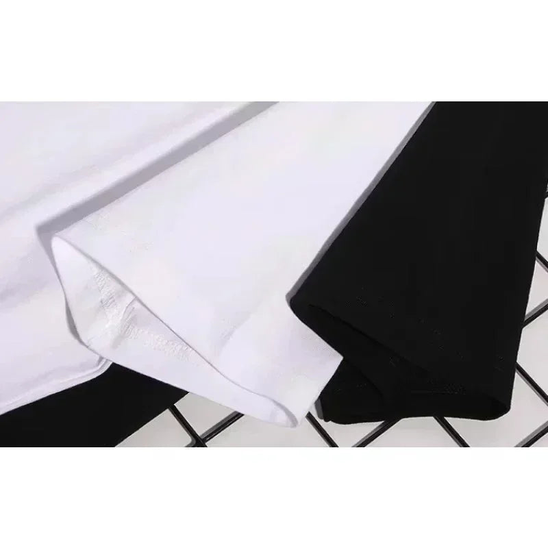 2026 Hot Selling Fashion New Style Fun Disgusting Doll Face Meme T-shirt Men's and Women's Round Neck T-shirt Top Plus Size